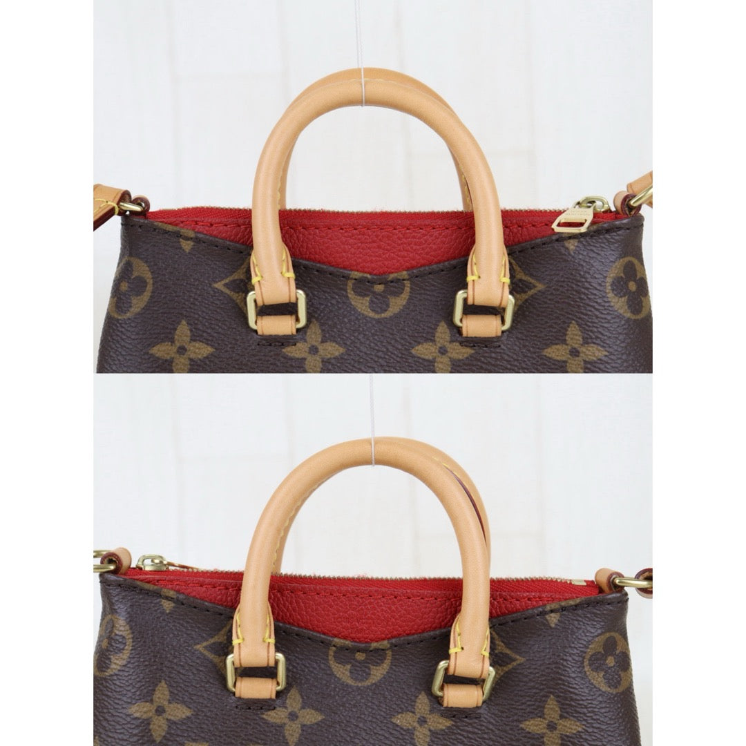 Very Good ( Rank A)｜LV Monogram Pallas Nano Handbag With Shoulder Bag｜S25091006