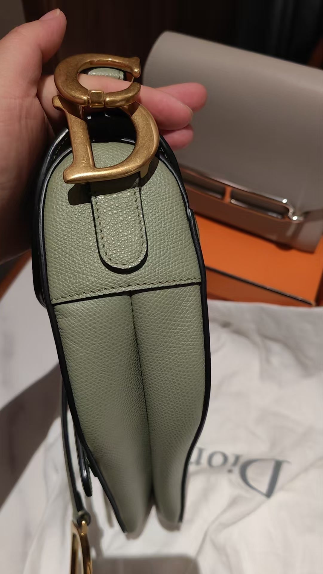 Very Good ( Rank A)｜Dior Trotter Saddle Shoulder Bag Medium
