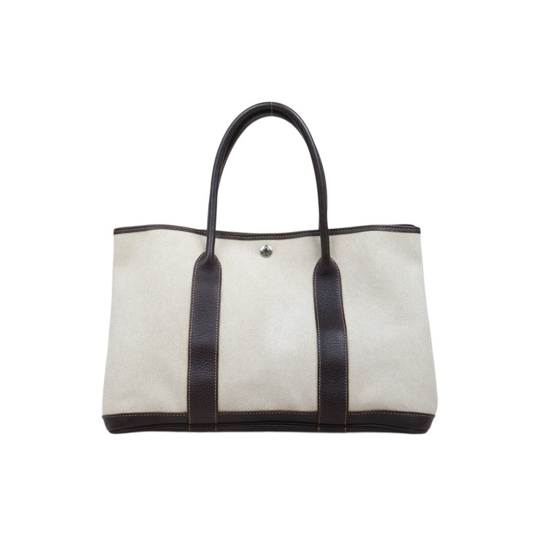 Good ( Rank AB)｜ HERMES Garden Party PM Handbag □G Stamp Made In 2003 Year｜25111407