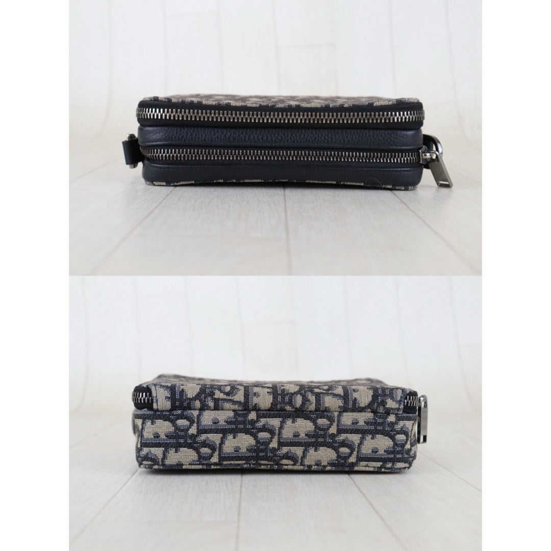 Include Entrupy Certificate of Authenticity｜Good ( Rank AB) ｜ Dior Trotter Safari Oblique Shoulder Bag｜S26012710