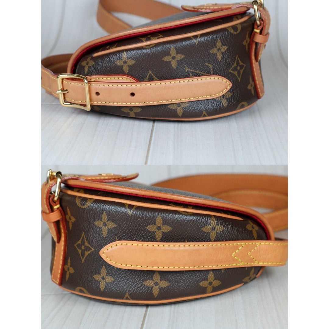 Rank AB｜ LV Monogram Tamburan Shoulder Bag Current Model｜S24051802