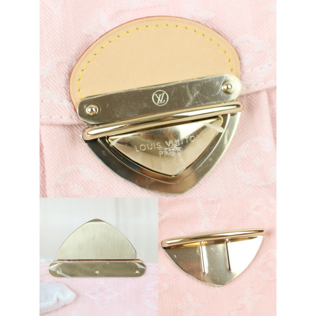 Include Entrupy Certificate of Authenticity｜Excellent（Rank SA）｜Louis Vuitton Monogram  Sunset Denim ShoulderBag  IC Chips Model｜X26090304