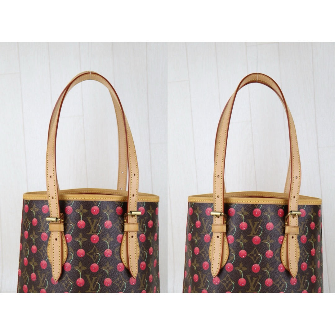 Good ( Rank AB)｜ LV Takashi Murakam Cherry Monogram Petit Bucket PM Tote Bag｜S25042807