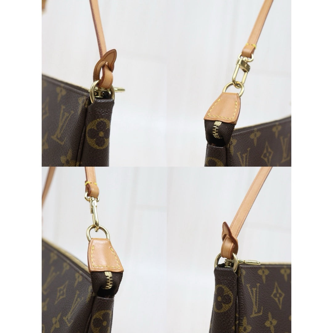 Include Entrupy Certificate of Authenticity｜Good ( Rank AB)｜Louis Vuitton Monogram Pochette Accessoires ｜26052706