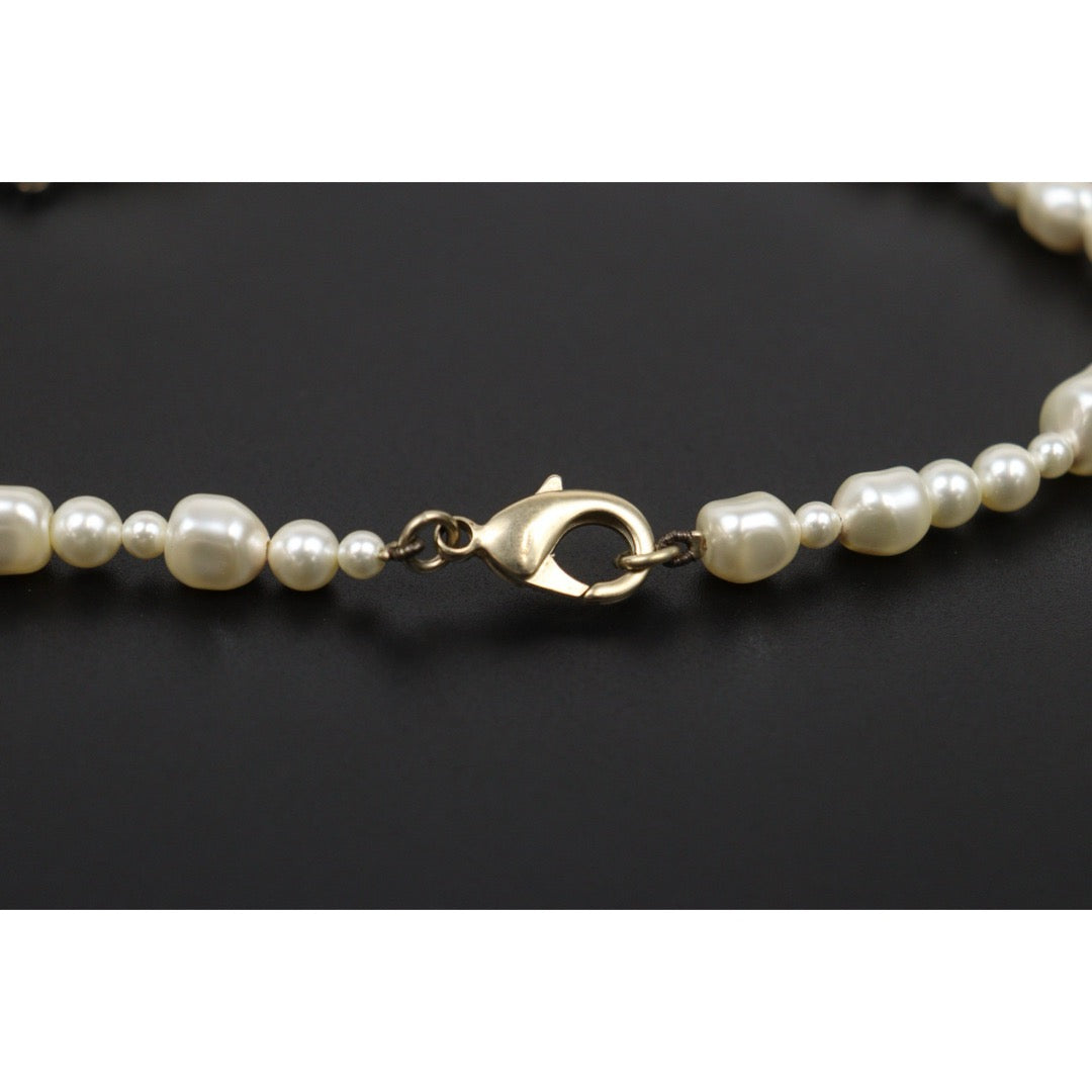 Very Good ( Rank A)｜ CHANEL Coco Mark Baroque Pearl Long Necklace｜S25110438