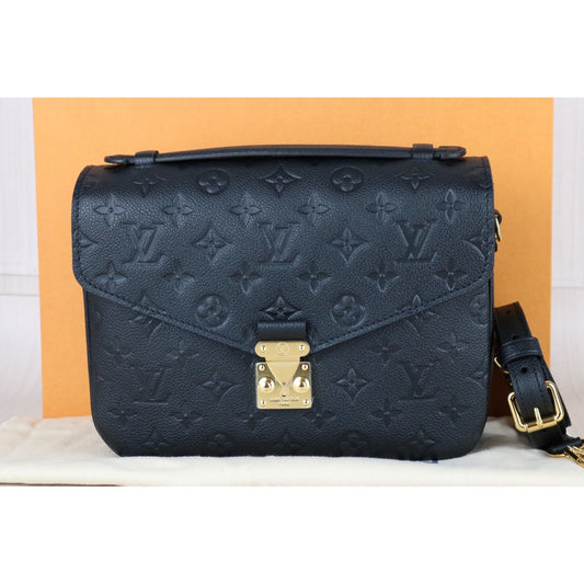 Excellent（Rank SA）｜Full Set LV Monogram Empreinte Pichette Metis ShoulderBag Black｜X26011802