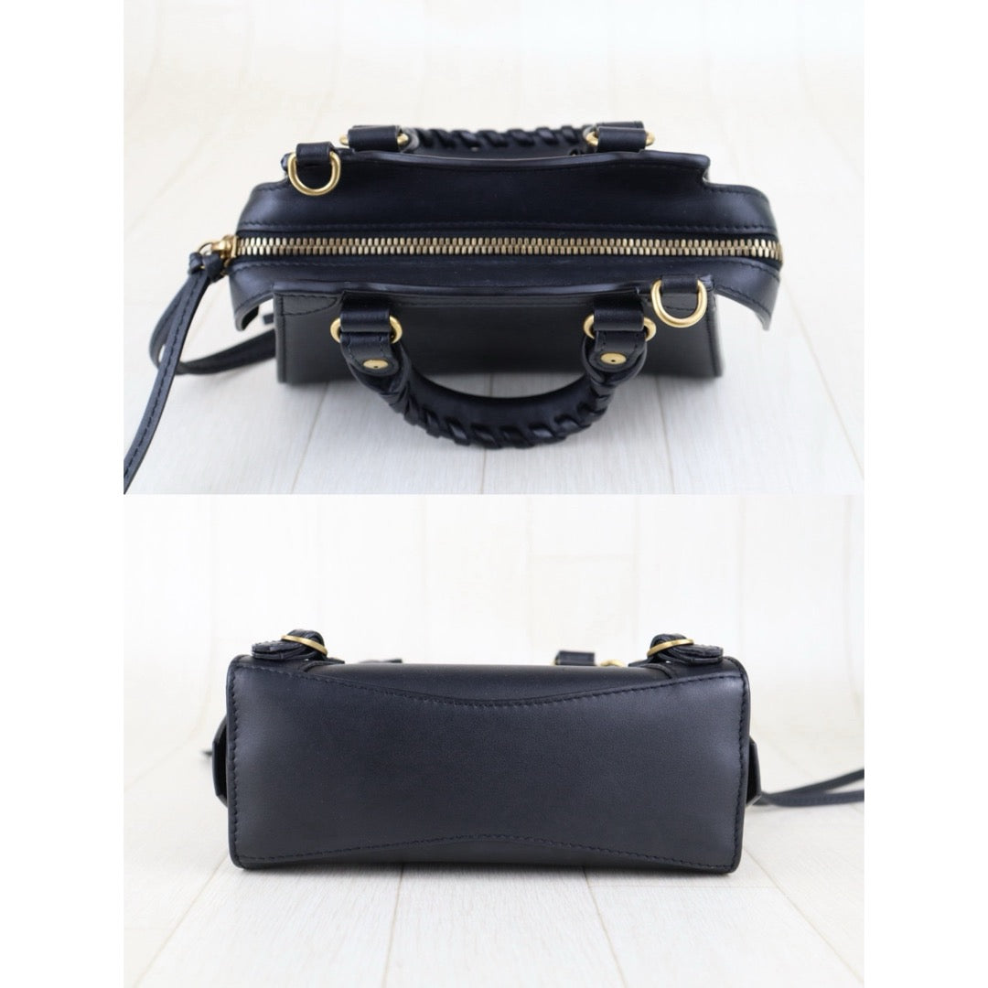 Very Good ( Rank A)｜Balenciaga Neo Classic Mini Shoulder Bag Black｜H25011316