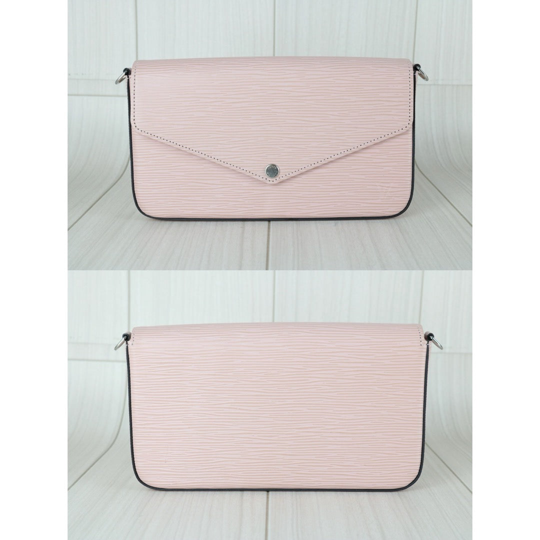Good ( Rank AB)｜LV Epi Pochette Felicie Shoulder Bag Pink｜X25091411