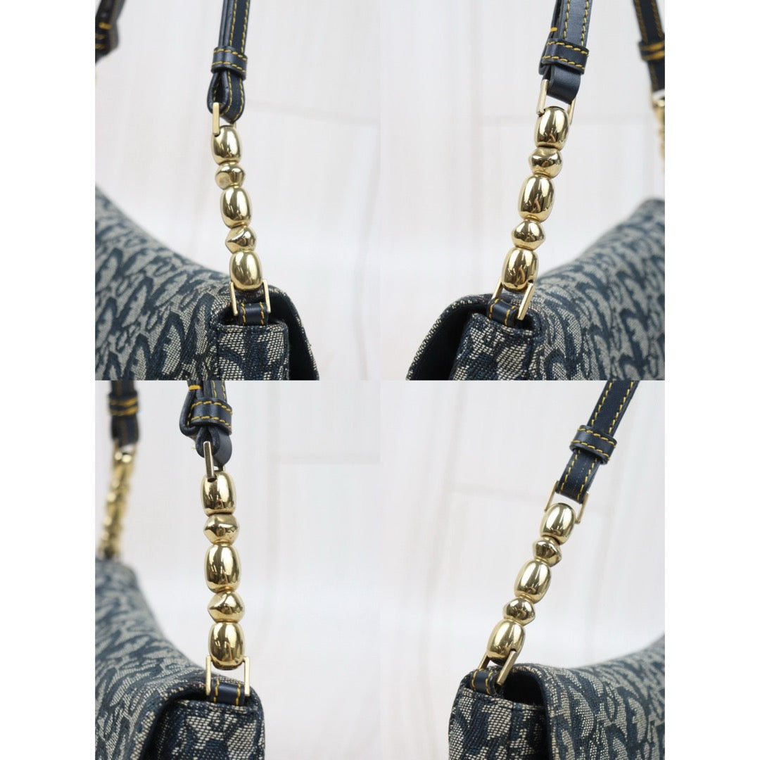 Good ( Rank AB)｜ Dior Trotter Half Moon Shoulder Bag ｜V25060512