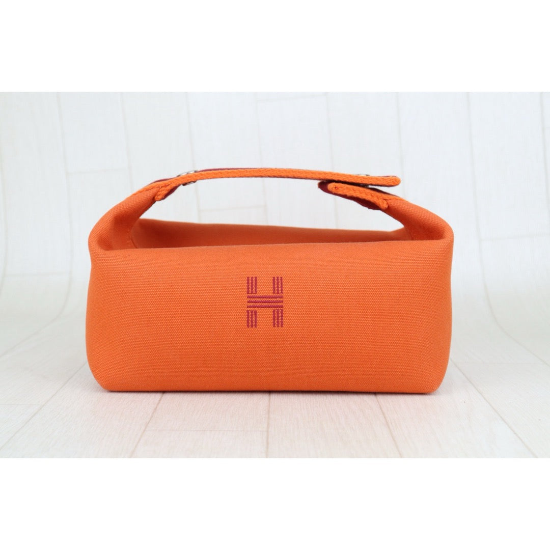 Very Good ( Rank A) ｜ HERMES Bride-A-Brac Canvas Orange Handbag｜S25081014