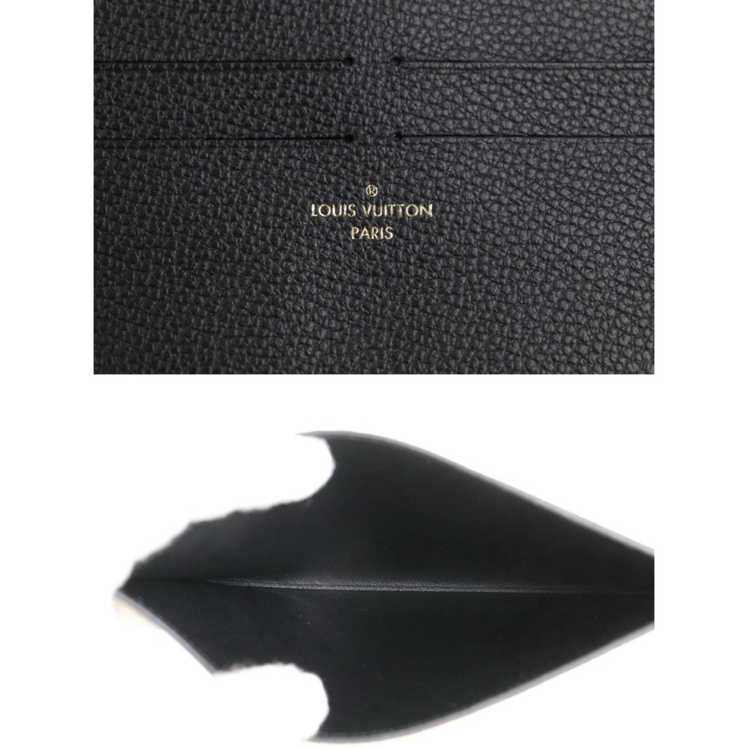 Include Entrupy Certificate of Authenticity｜Very Good ( Rank A)｜Louis Vuitton Monogram Empreinte Pochette Felicie Shoulder Bag Black｜S26042201
