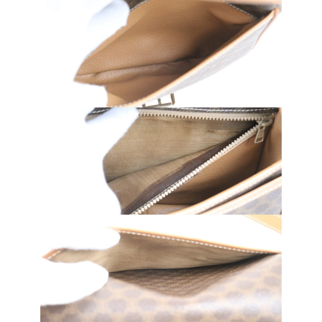 Include Entrupy Certificate of Authenticity｜Good ( Rank AB) ｜ CELINE Macadam Shoulder Bag ｜26012005