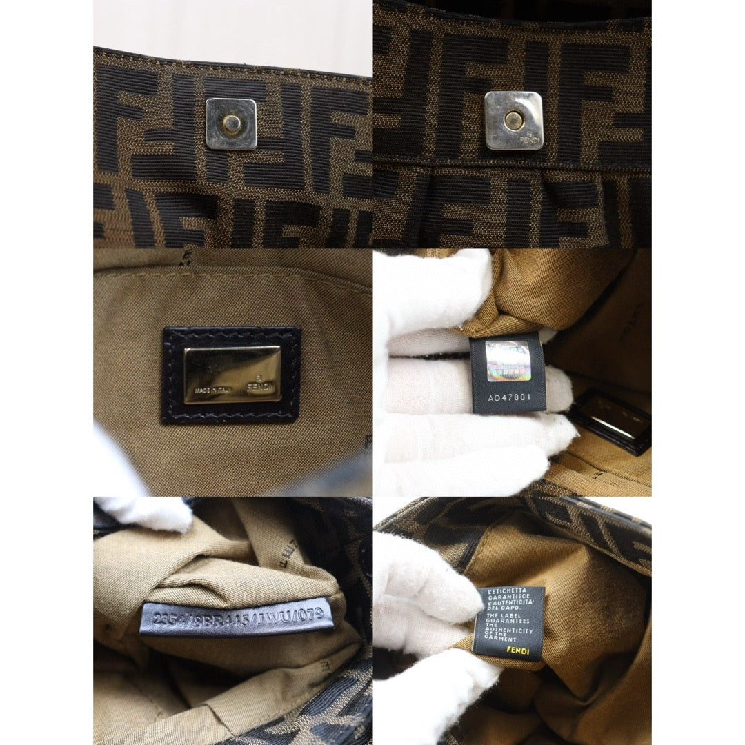 Good ( Rank AB)｜ FENDI Zucca Mamma Hand Bag ｜25042110