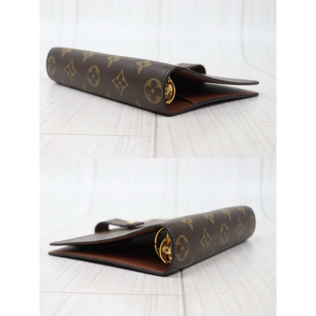 Good ( Rank AB) ｜ LV Monogram Medium Ring Agenda Cover Notebook Cover  IC Chips Model｜Q25021308