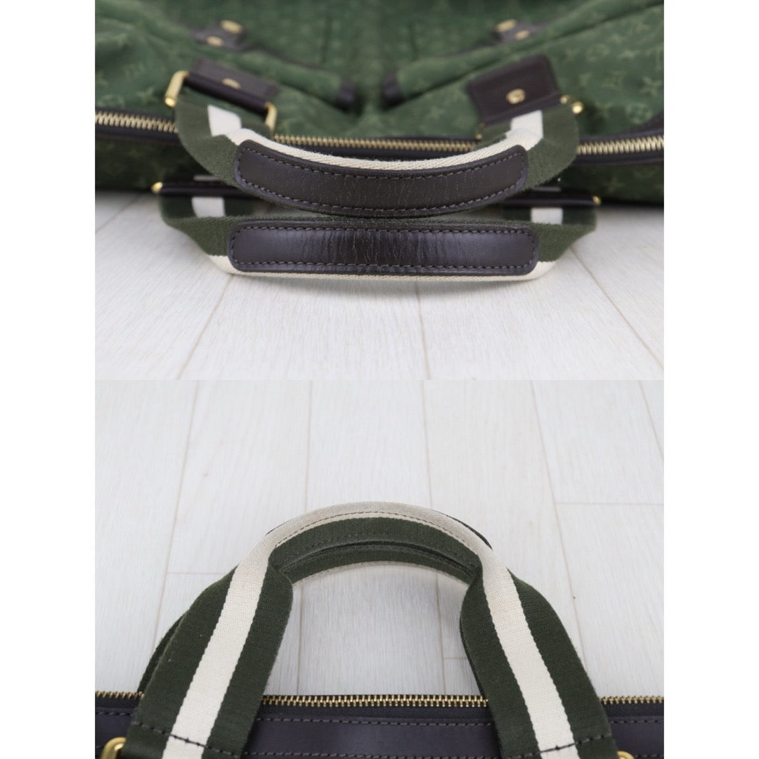 Good ( Rank AB) ｜LV Monogram Denim HandBag Shoulder Bag Green｜H25062301