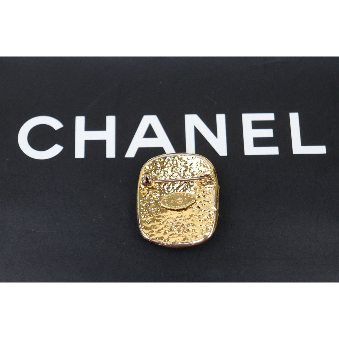 Good ( Rank AB)｜CHANEL Coco Mark Gold 24 Gold Brooch｜W24120913