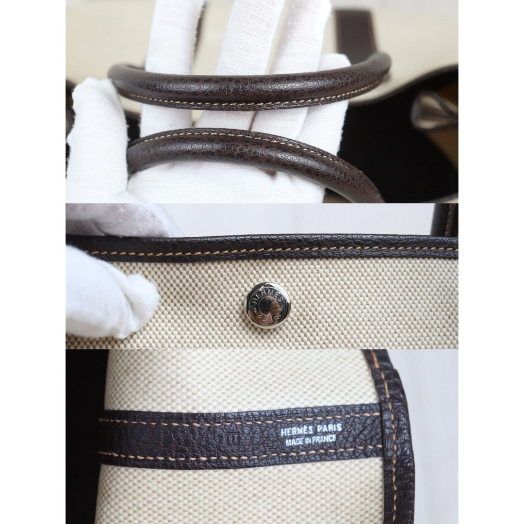 Very Good ( Rank A)｜ HERMES Garden Party PM Handbag □I Stamp Made In 2005 Year｜25091208