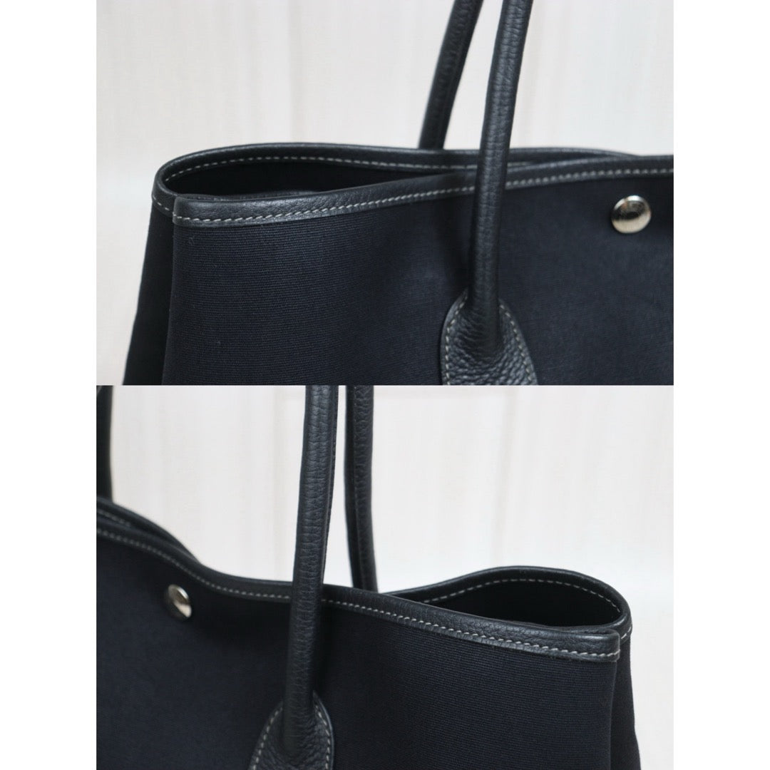 Include Entrupy Certificate of Authenticity｜Good ( Rank AB)｜ HERMES Garden Party PM Handbag □I Stamp Made In 2005 Year｜26062909
