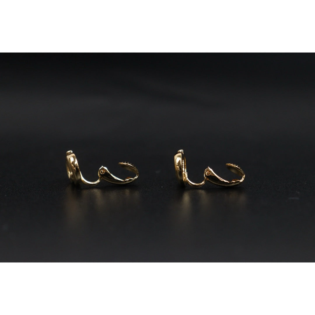 Include Authentic Detective Certificate of Authenticity｜Very Good ( Rank A)｜ Dior CD Logo Clip-on Earring ｜26070312