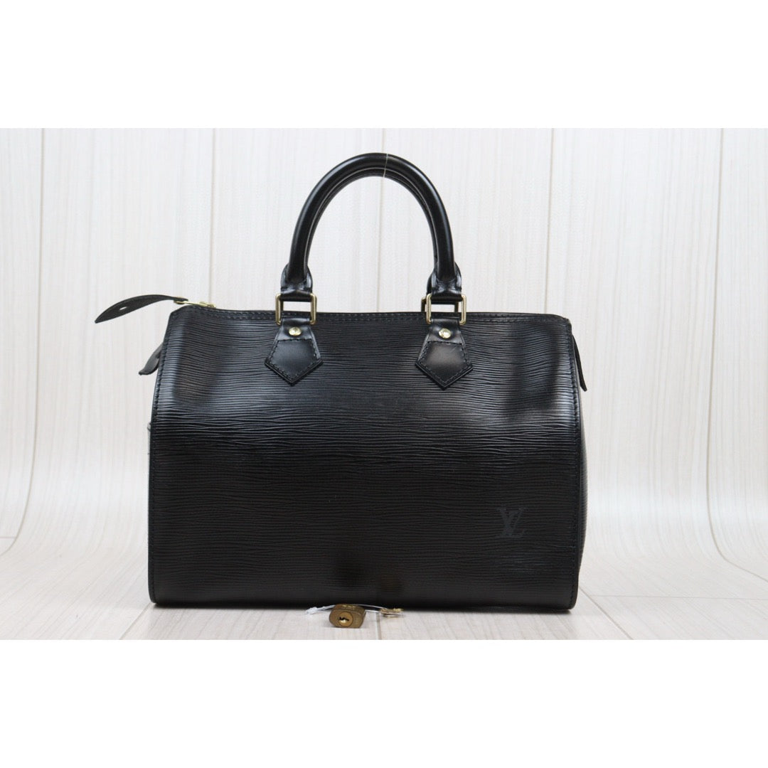 Very Good ( Rank A)｜ LV Epi Speedy 25 Hand Bag Black｜25042114