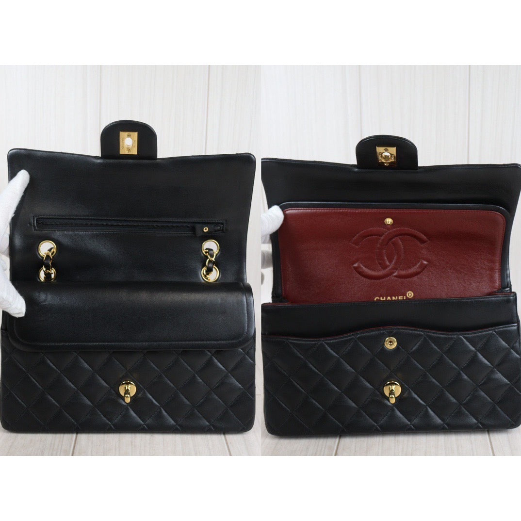 Rank A ｜ CHANEL Matrasse Double Flap 25 Shoulder Bag Made In 1991～1994 Year ｜23101308