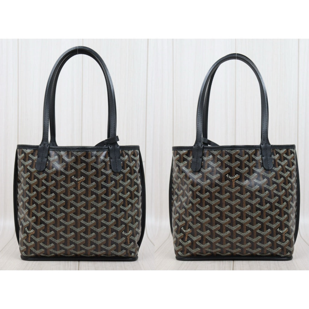 Very Good ( Rank A) ｜ Goyard Anjou Mini Tote Bag Black｜S25081012