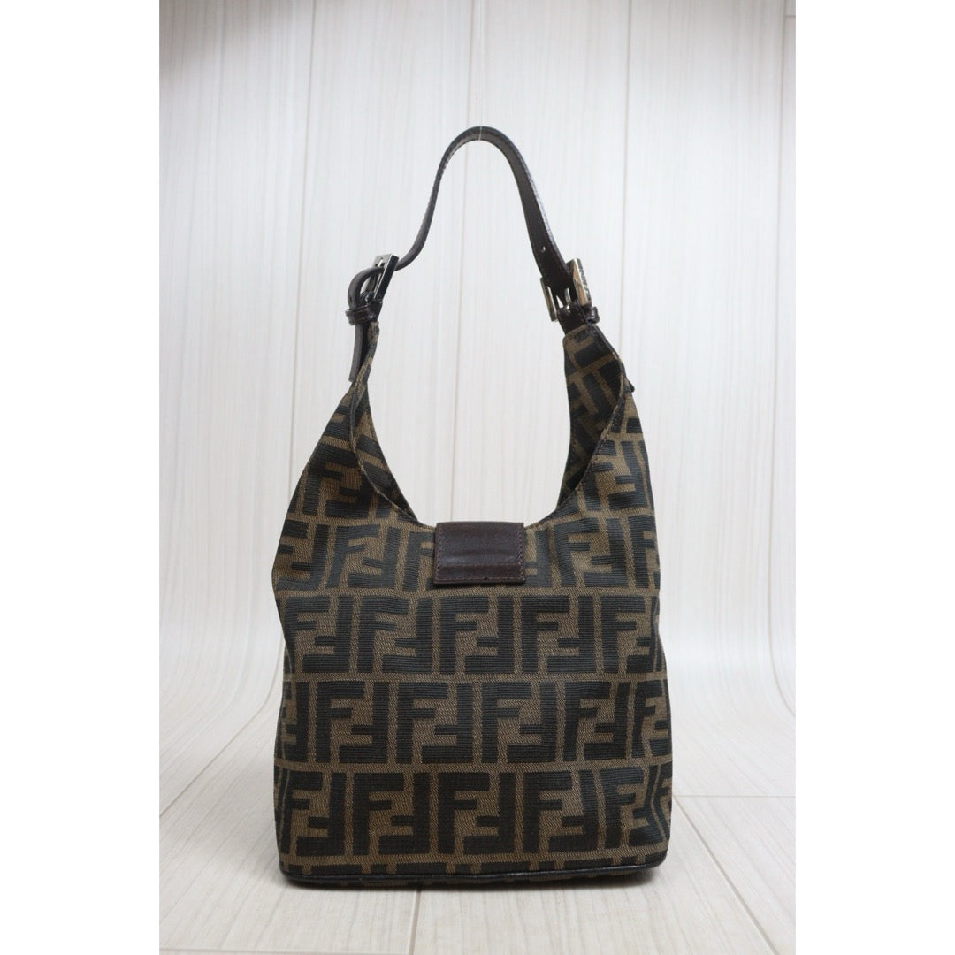 Include Entrupy Certificate of Authenticity｜Good ( Rank AB)｜ FENDI Mamma French Fries Charm Shoulder Bag  ｜26080620