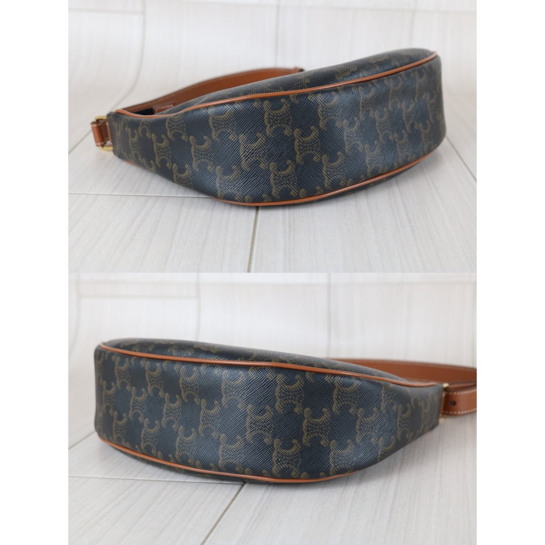 Very Good ( Rank A) ｜ CELINE Macadam AVA Triomphe Canvas Shoulder Bag｜S25112302