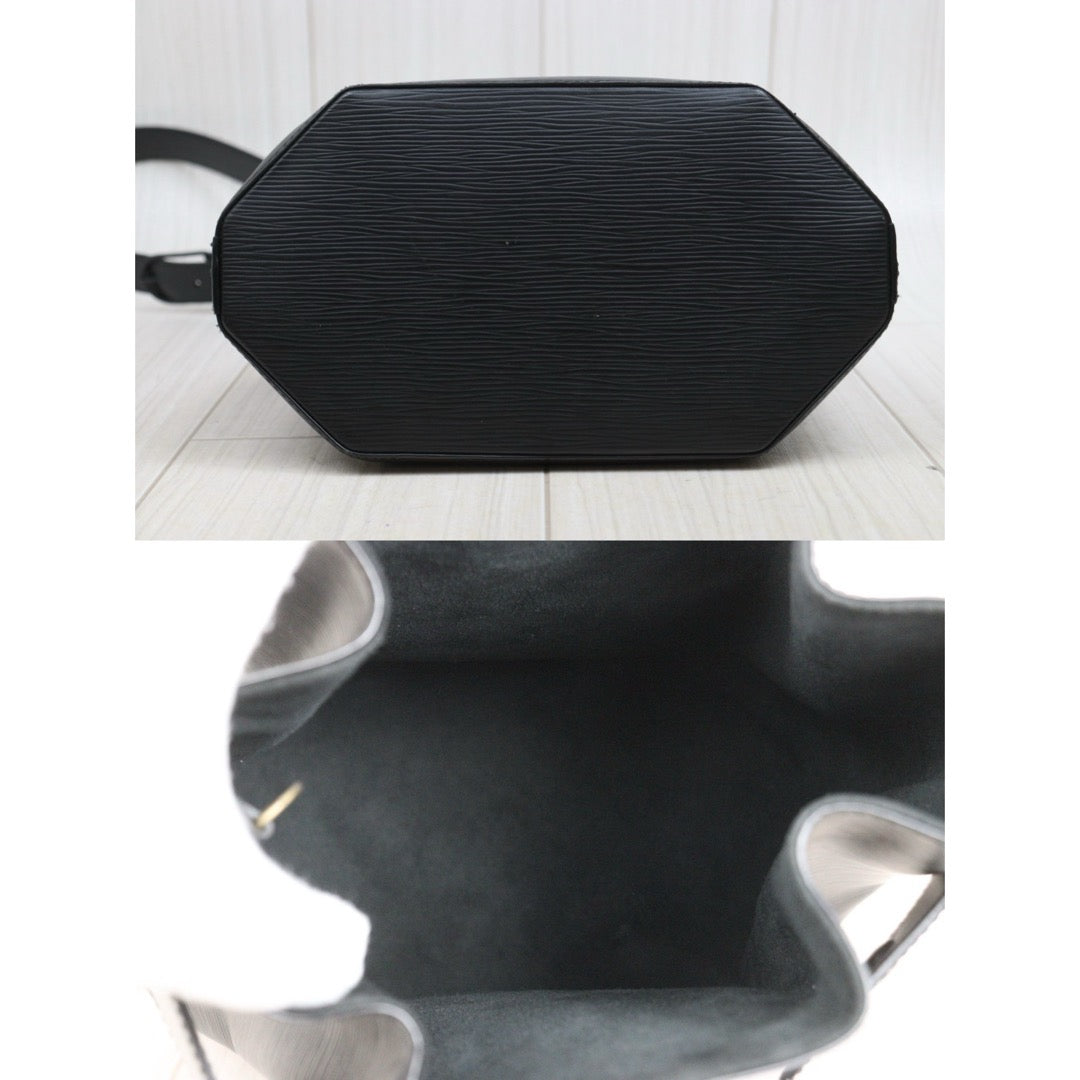 Include Entrupy Certificate of Authenticity｜Good ( Rank AB)｜Louis Vuitton Epi Sack de Paul Shoulder Bag Black｜26052801