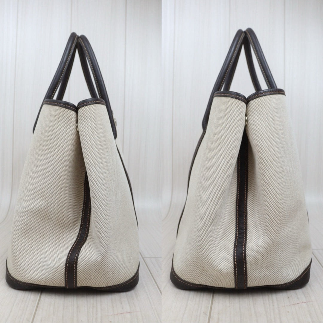 Very Good ( Rank A)｜ HERMES Garden Party PM Handbag □H Stamp Made In 2004 Year｜25101503