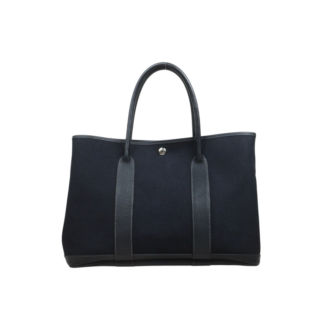Good ( Rank AB)｜ HERMES Garden Party PM Black Handbag □I Stamp Made In 2005Year｜25112106