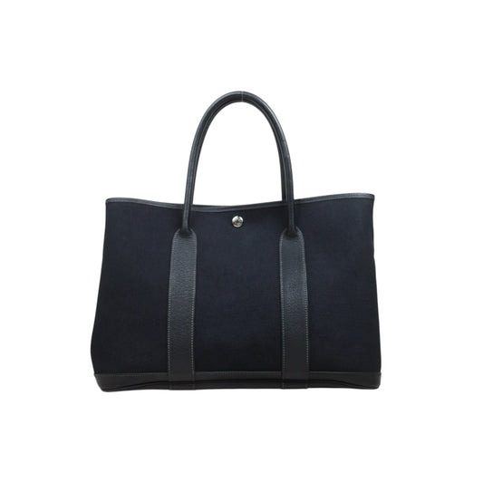 Good ( Rank AB)｜ HERMES Garden Party PM Black Handbag □I Stamp Made In 2005Year｜25112106