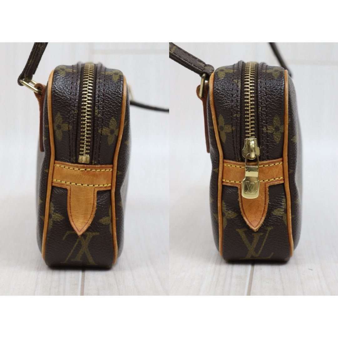 Include Entrupy Certificate of Authenticity｜Good ( Rank AB)｜Louis Vuitton Monogram Pochette Marley Bandolier Shoulder Bag｜26042806