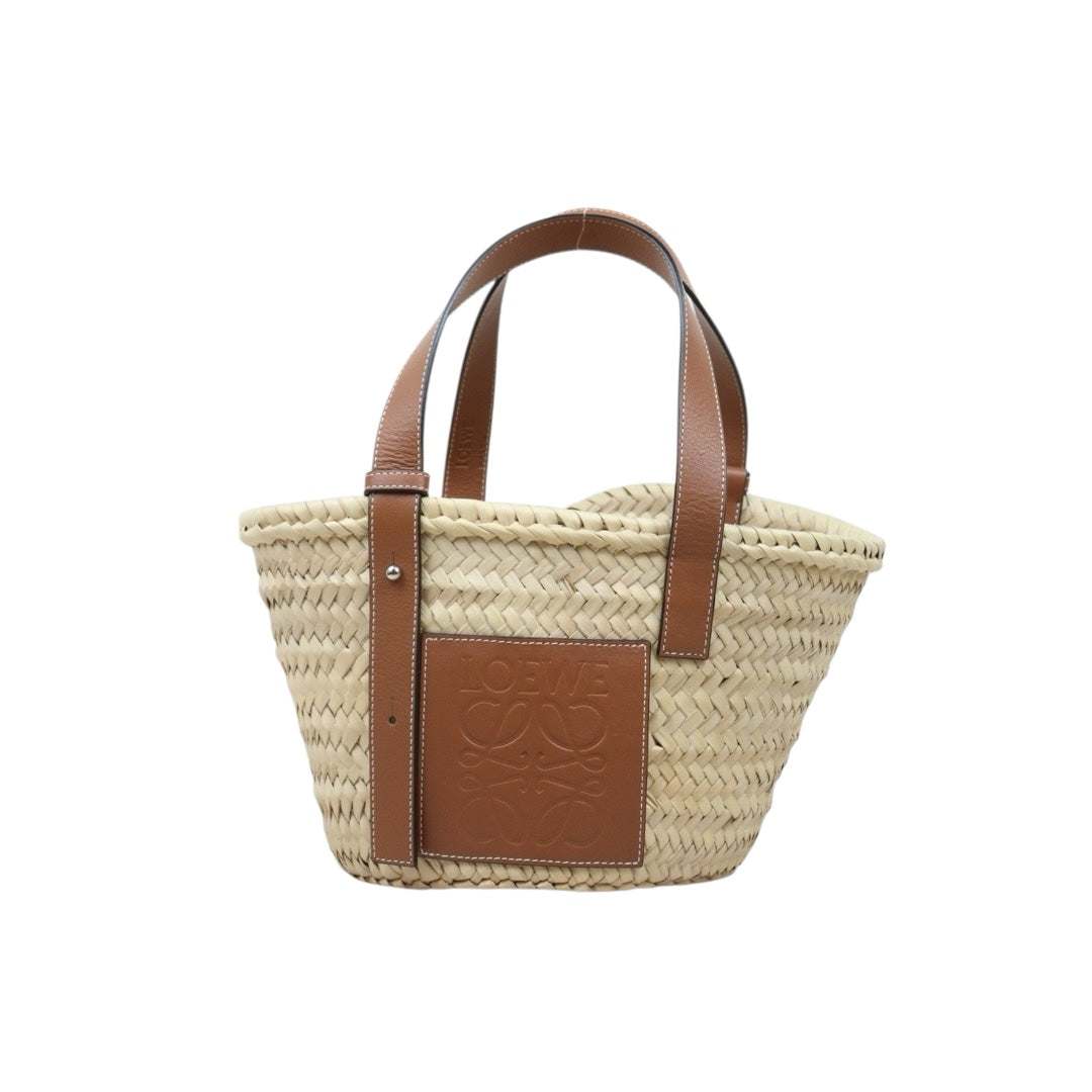 Very Good ( Rank A)｜ LOEWE Straw  Basket Handbag Shoulder Bag ｜P25062702