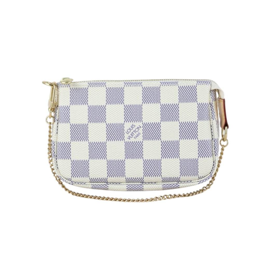 Excellent（Rank SA）｜ LV Mini Pochette Accessoir White｜X25091405