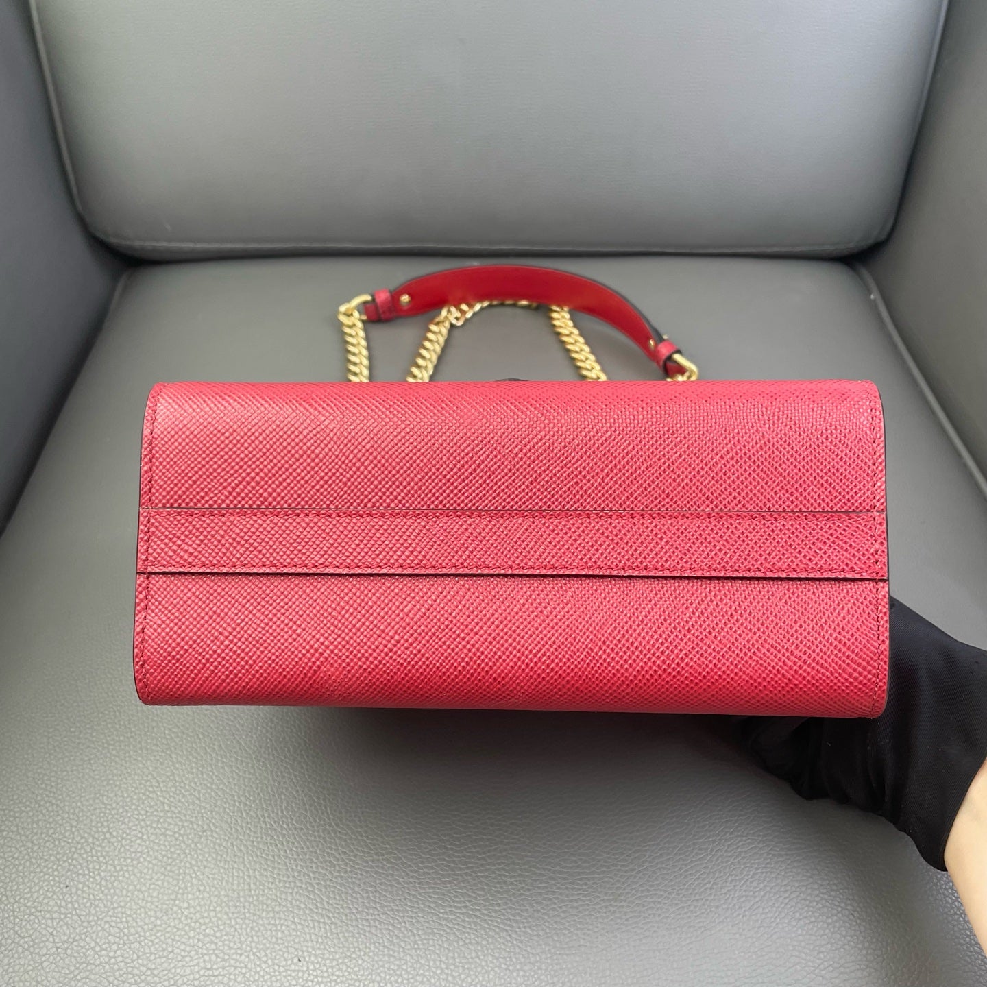 First installment 1/3｜ PRADA Shoulder Bag Red