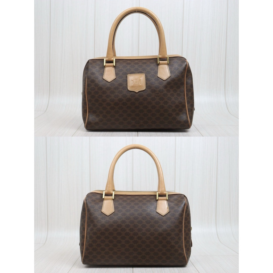 Include Entrupy Certificate of Authenticity｜Good ( Rank AB) ｜CELINE Macadam Boston Handbag Shoulder Bag  ｜26070903