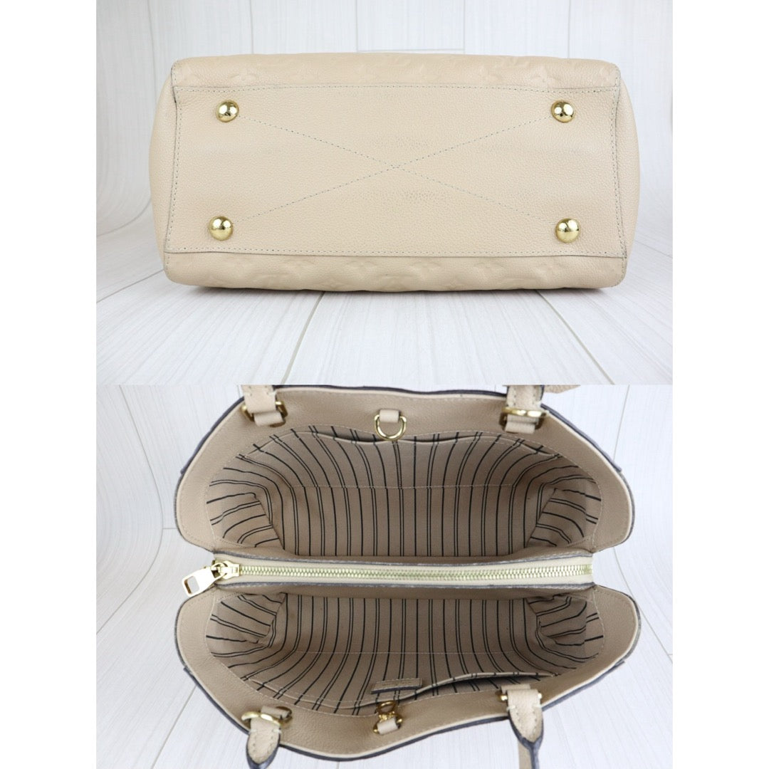 Very Good ( Rank A) ｜LV Monogram Montaigne BB Hand Bag Shoulder Bag Beige Pink｜W25062901
