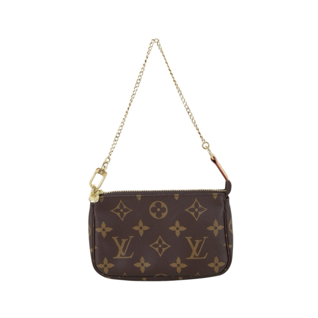 Include Entrupy Certificate of Authenticity｜Very Good ( Rank A)｜Louis Vuitton Monogram Mini Pochette Accessoires ｜S26041410