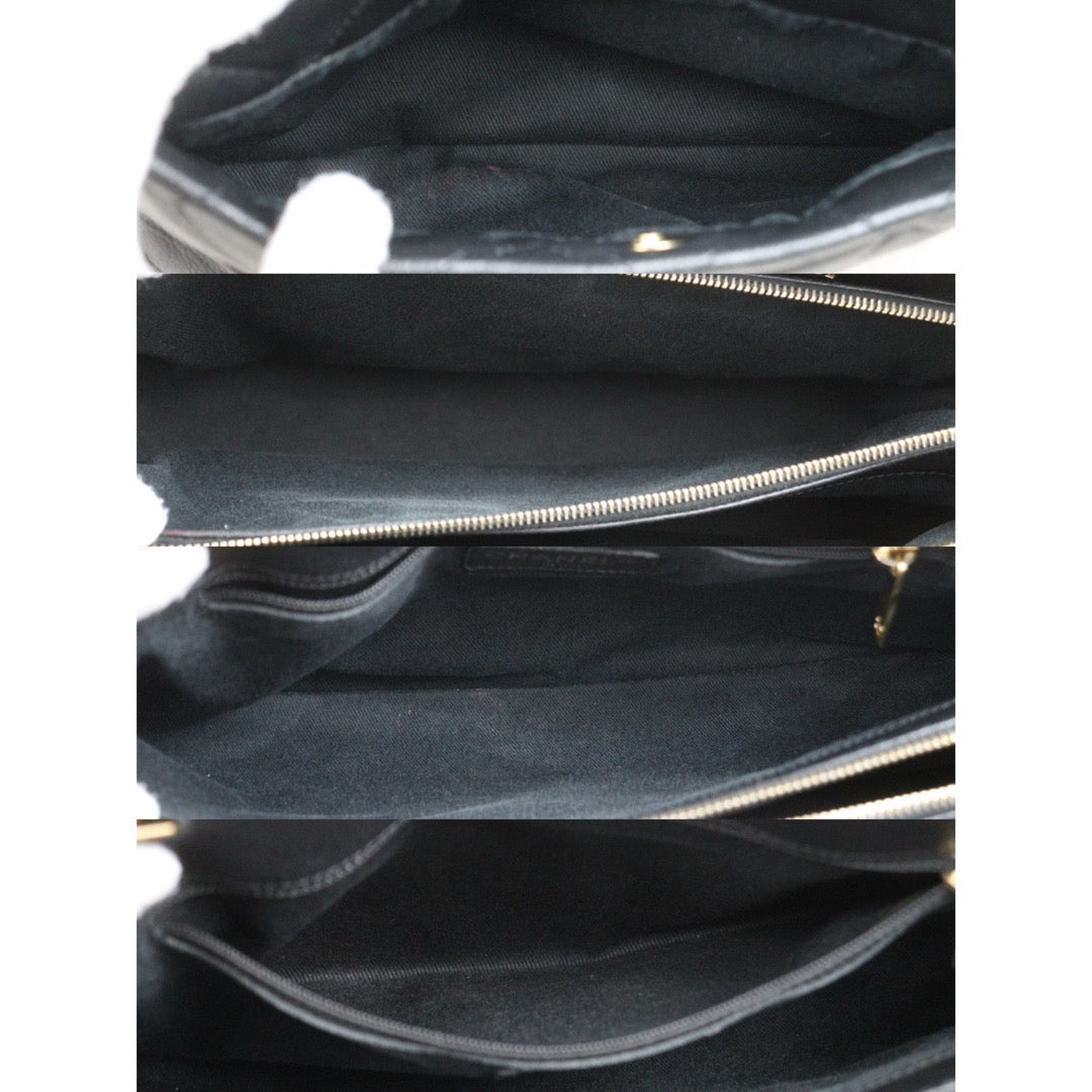 Include Entrupy Certificate of Authenticity｜Good ( Rank AB)｜ CHANEL Caviar Skin  Matrasse Chain Tote Bag Black Made In 2013～2014Year｜26041408