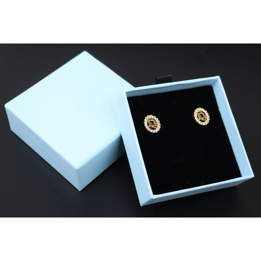 Rank A ｜ Dior CD Earring Gold Plated｜24051614