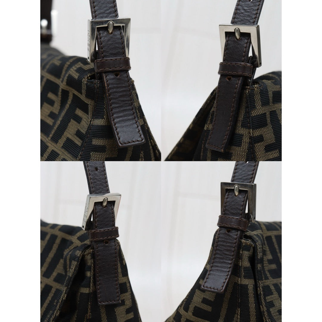 Good ( Rank AB)｜ FENDI Zucca Mamma Baguette Shoulder Bag｜W25121609