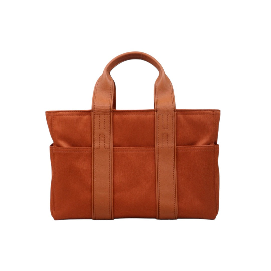 Very Good ( Rank A)｜ HERMES Acapulco Canvas Orange HandBag ｜P24120211