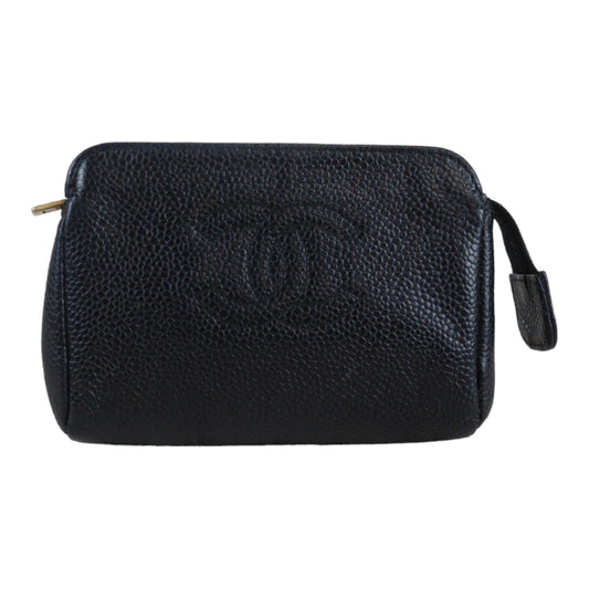 Rank A ｜Chanel Caviar Skin Pouch｜V23090734