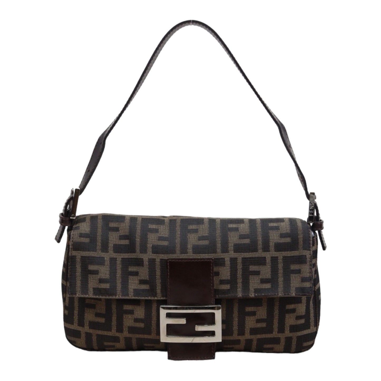 Rank AB｜ FENDI Zucca Mamma Baguette Shoulder Bag｜24030107