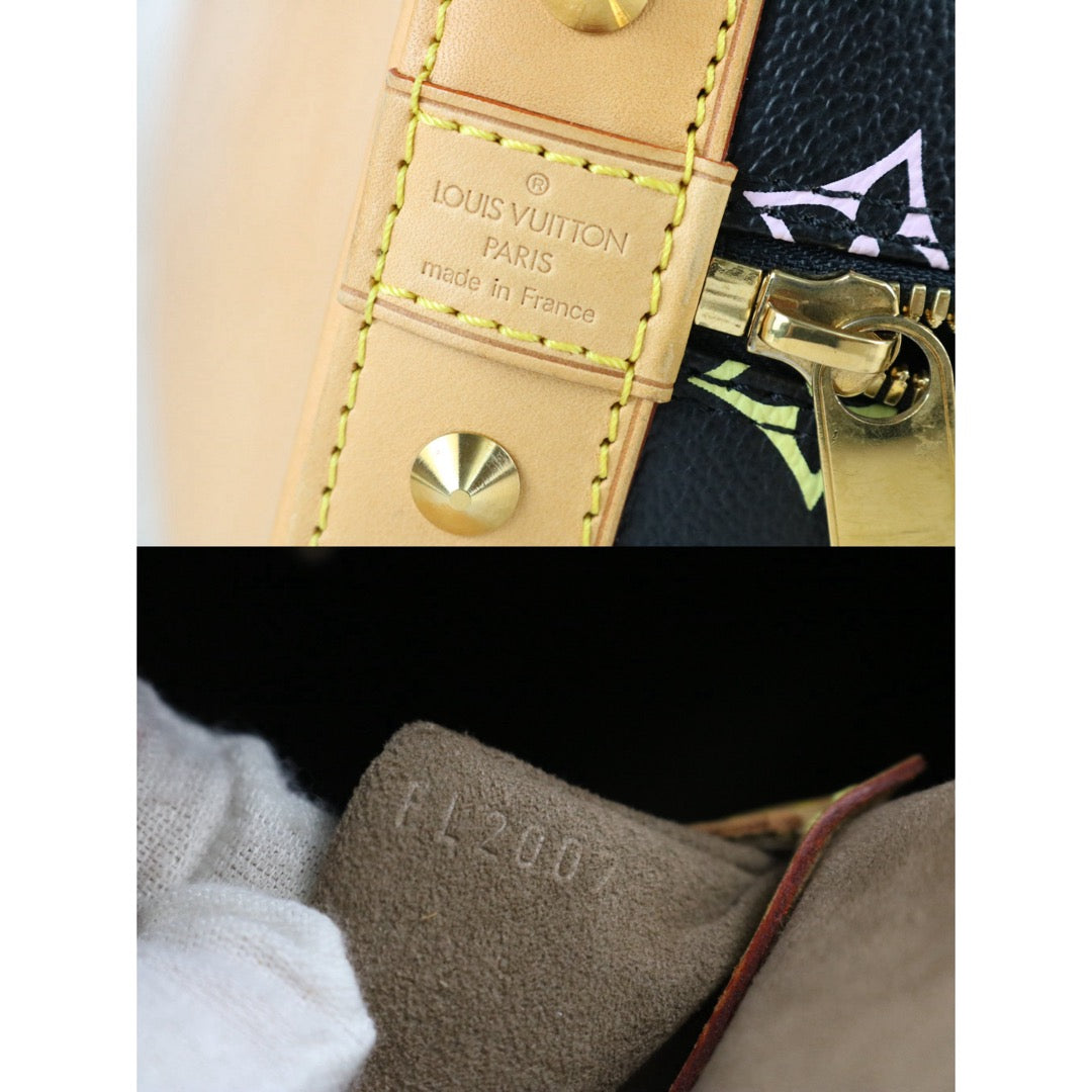 Include Entrupy Certificate of Authenticity｜Very Good ( Rank A)｜Louis Vuitton Monogram Takashi Murakam Multicolor Alma HandBag｜S26073118