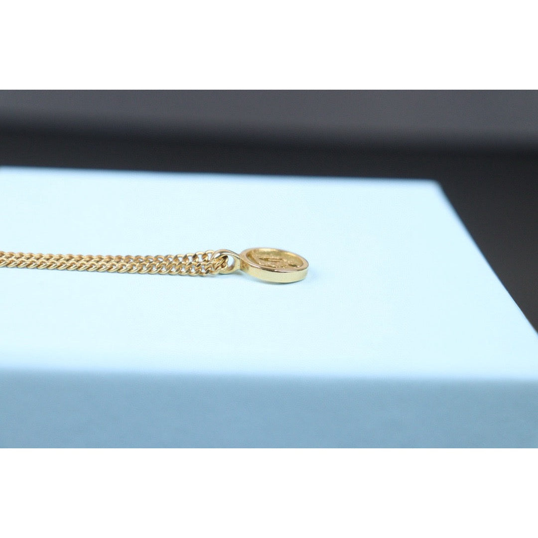 Very Good ( Rank A) ｜ Dior CD Necklace Gold Plated ｜V24071119