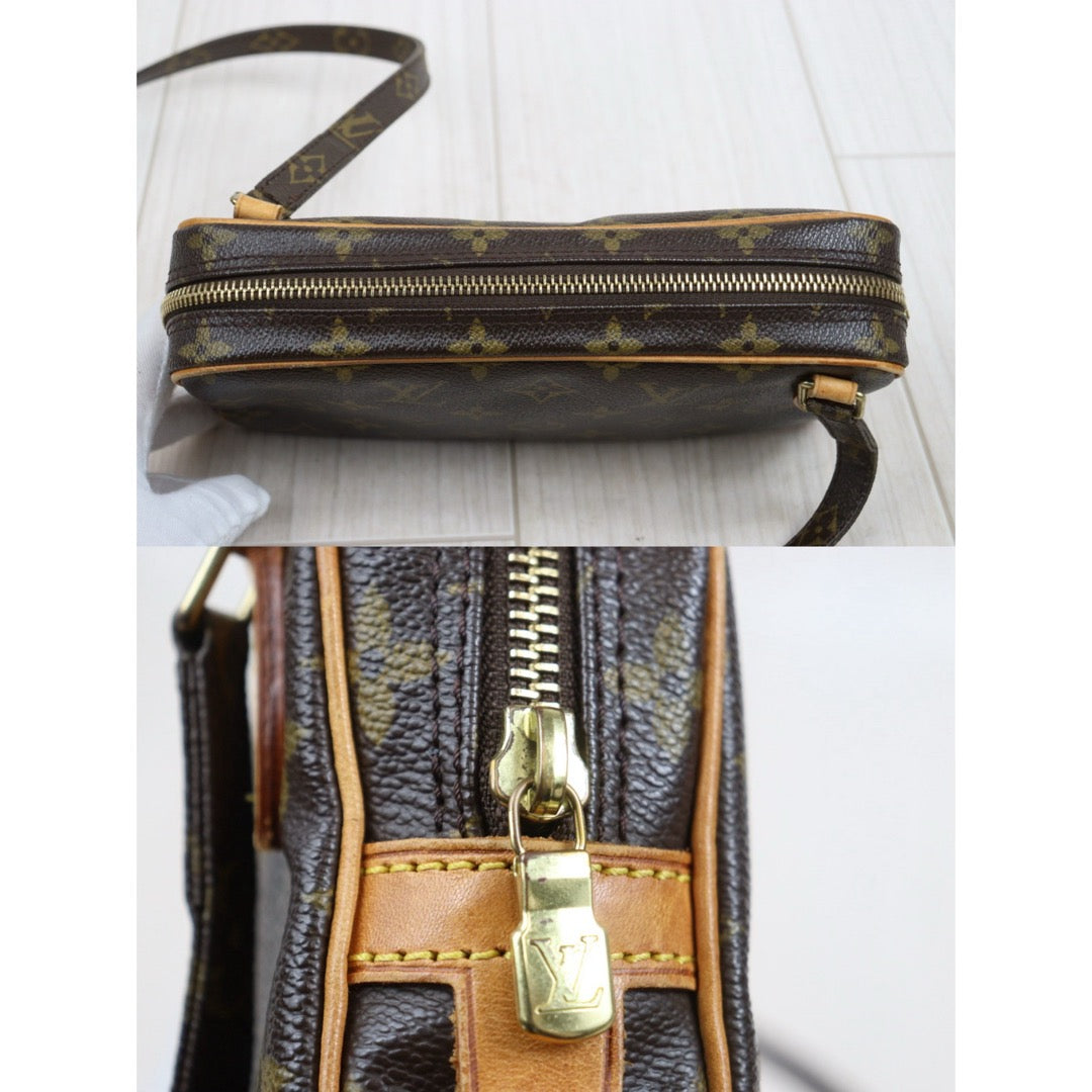 Include Entrupy Certificate of Authenticity｜Good ( Rank AB)｜Louis Vuitton Monogram Pochette Marley Bandolier Shoulder Bag｜26042806