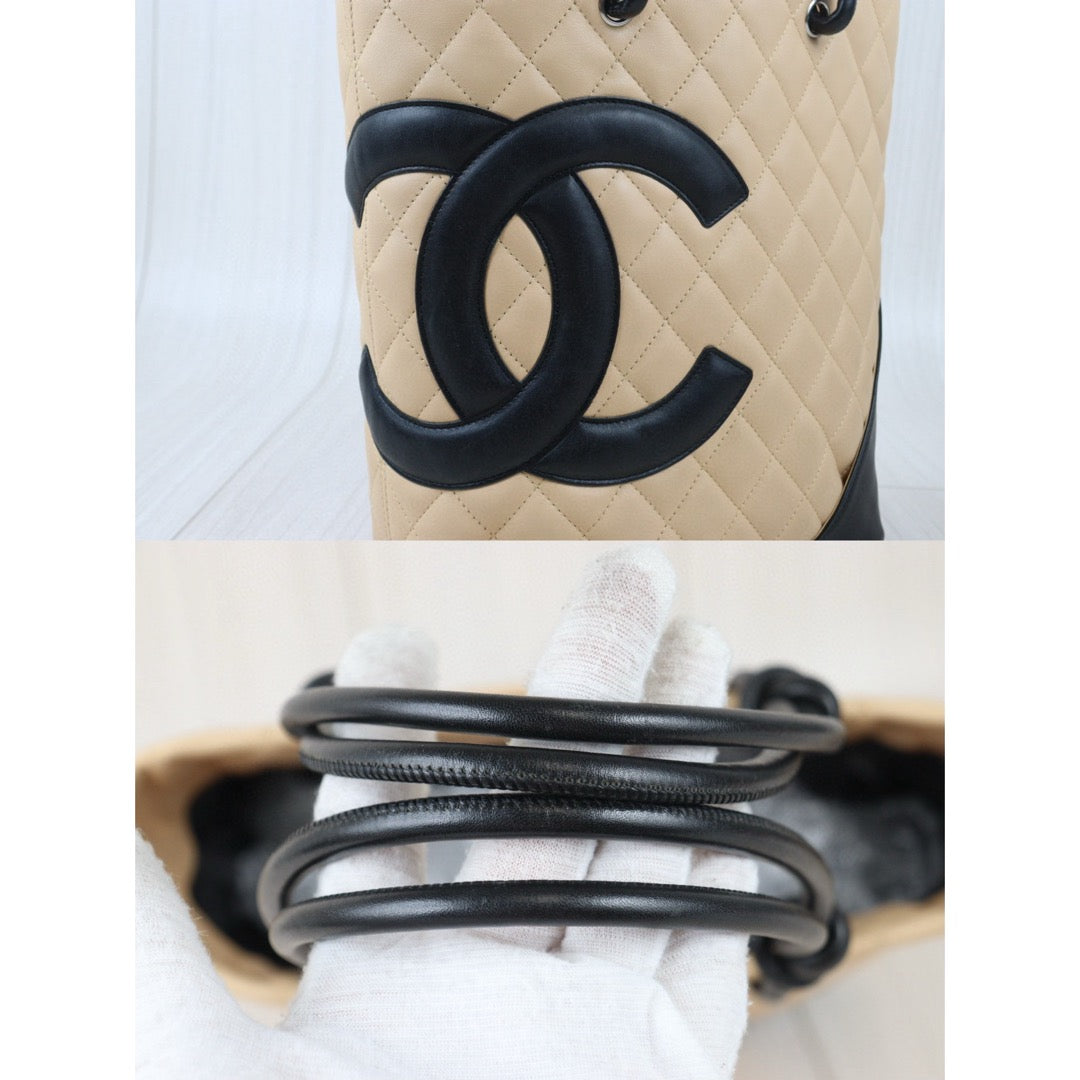 Rank A ｜ CHANEL Cambon Line ToteBag  Made In 2004-2005 Year｜24061123