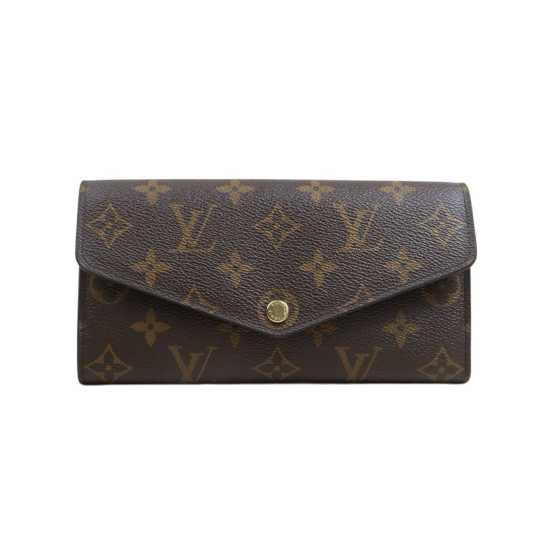 Include Entrupy Certificate of Authenticity｜Good ( Rank AB)｜ Louis Vuitton Monogram Emilie Long Wallet  IC Chips Model｜26100104